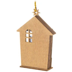 Hallmark A Child Is Born Nativity Papercraft Ornament -Home Decoration Sale Nativity Scene Wood and Paper Keepsake Ornament 1999QGO2759 06