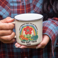 Natural Life Grow Through Ceramic Camp Mug, 16 Oz. 5 Natural Life Grow Through Ceramic Camp Mug, 16 Oz. -Home Decoration Sale Natural Life Grow Through Ceramic Camp Mug MUG465 03