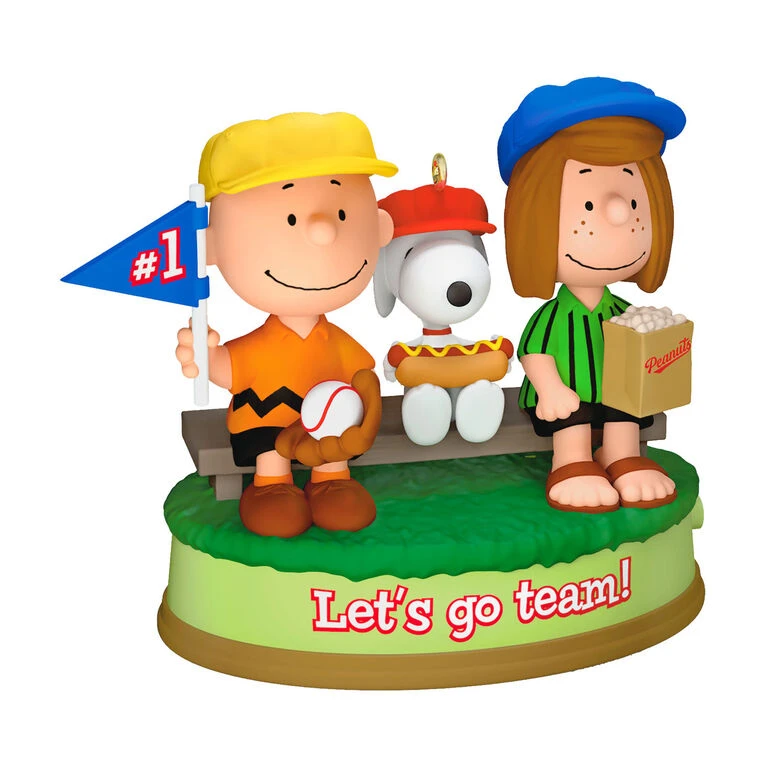 Hallmark The Peanuts® Gang Batter Up! Musical Ornament 1 Hallmark The Peanuts® Gang Batter Up! Musical Ornament
