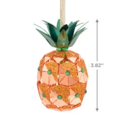 Pineapple Premium Metal Hallmark Ornament -Home Decoration Sale Pineapple Metal Christmas Ornament 1HDL2146 03