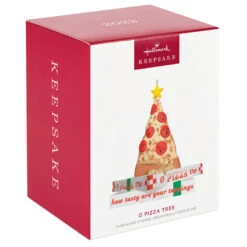 Hallmark O Pizza Tree Ornament -Home Decoration Sale Pizza Christmas Tree on Boxes Keepsake Ornament 1799QGO2857 04