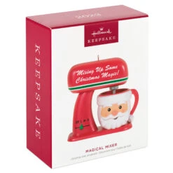 Hallmark Magical Mixer Ornament 9 Hallmark Magical Mixer Ornament -Home Decoration Sale Red Stand Mixer With Santa Bowl Keepsake Ornament 1699QGO2909 04