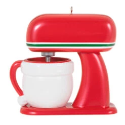 Hallmark Magical Mixer Ornament 11 Hallmark Magical Mixer Ornament -Home Decoration Sale Red Stand Mixer With Santa Bowl Keepsake Ornament 1699QGO2909 06