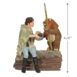 Hallmark Star Wars: Return Of The Jedi™ A Curious Encounter On Endor™ Ornament -Home Decoration Sale Return of the Jedi Wicket Ewok Keepsake Ornament 2699QXI7097 03