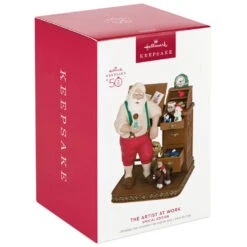 Hallmark The Artist At Work Special Edition Exclusive Ornament -Home Decoration Sale Santa at Work Keepsake Ornament 4999QGO2827 04
