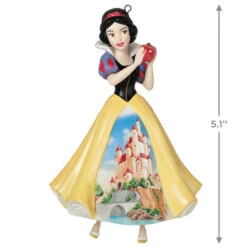 Hallmark Disney Princess Celebration Snow White Porcelain Ornament 8 Hallmark Disney Princess Celebration Snow White Porcelain Ornament -Home Decoration Sale Snow White With Castle Dress Keepsake Ornament 2999QXR8189 03