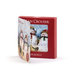 Snowmen Couple Magnet Ornament And Matching Card -Home Decoration Sale Snowmen Magnet Ornament With Card 2020230470 03