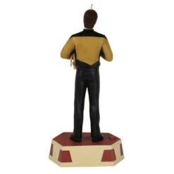 Hallmark Star Trek™: The Next Generation Data's Ode To Spot Ornament With Sound -Home Decoration Sale Star Trek Data With Cat Keepsake Ornament 2299QXI7029 06