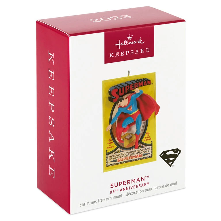 Hallmark DC™ 85th Anniversary Superman™ Ornament 4 Hallmark DC™ 85th Anniversary Superman™ Ornament - Image 4
