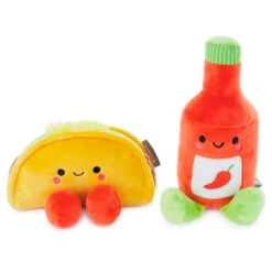 Hallmark Better Together Taco And Hot Sauce Magnetic Plush, 5" -Home Decoration Sale Taco and Hot Sauce Magnetic Plush 1KID2088 03