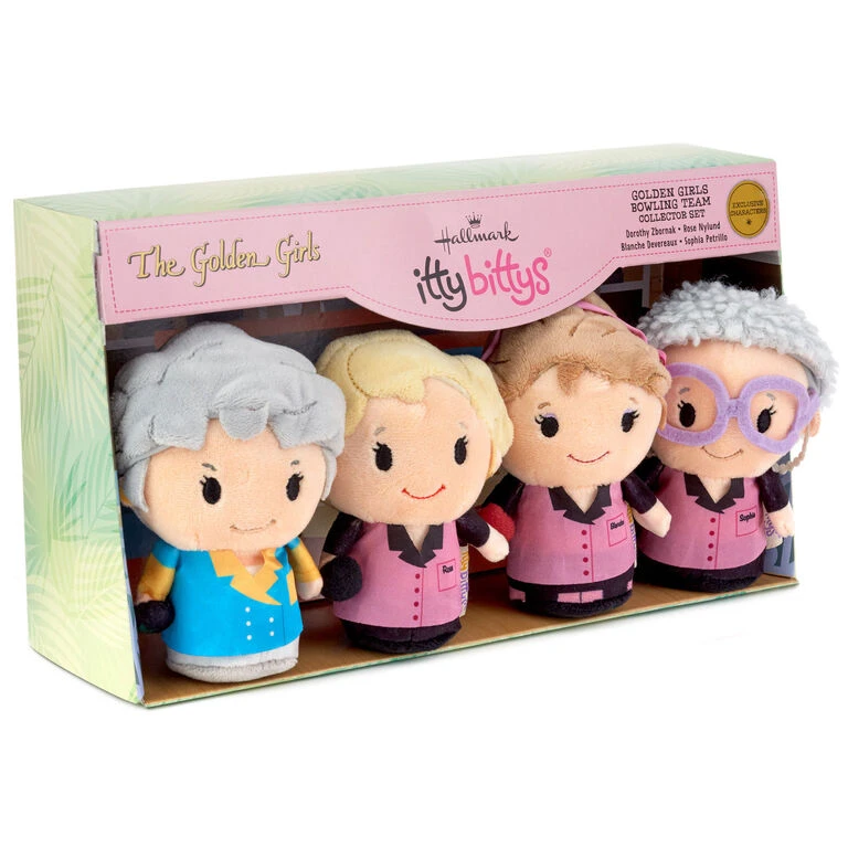 Hallmark Itty Bittys® The Golden Girls Bowling Team Plush Collector Set Of 4 3 Hallmark Itty Bittys® The Golden Girls Bowling Team Plush Collector Set Of 4 - Image 3