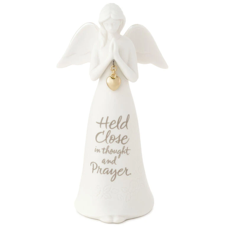 Hallmark Thoughts And Prayers Angel Figurine, 5.5" 1 Hallmark Thoughts And Prayers Angel Figurine, 5.5"