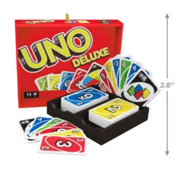 Hallmark Mattel UNO™ Family Game Night® Ornament -Home Decoration Sale UNO Game Keepsake Ornament 1899QXR8249 03