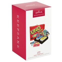 Hallmark Mattel UNO™ Family Game Night® Ornament -Home Decoration Sale UNO Game Keepsake Ornament 1899QXR8249 04