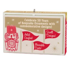 Hallmark Nifty Fifties Keepsake Ornaments Special Edition Ornament -Home Decoration Sale Vintage Box of Nutcrackers Keepsake Ornament 2099QGO2819 06