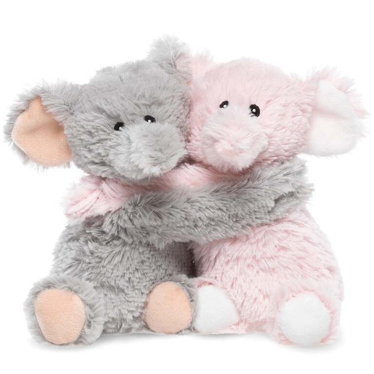 Warmies Hugs Heatable Scented Elephant Stuffed Animals, 7.5" H 1 Warmies Hugs Heatable Scented Elephant Stuffed Animals, 7.5" H