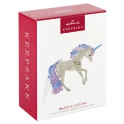 Hallmark Majestic Unicorn Ornament -Home Decoration Sale White Blue and Purple Unicorn Keepsake Ornament 1799QGO2717 04