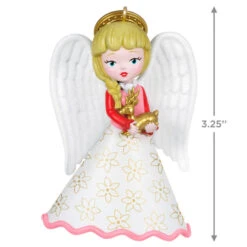 Hallmark Heirloom Angels Ornament -Home Decoration Sale White Pink Angel Keepsake Ornament 1699QXR8197 03
