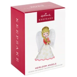 Hallmark Heirloom Angels Ornament -Home Decoration Sale White Pink Angel Keepsake Ornament 1699QXR8197 04