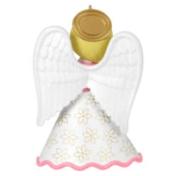 Hallmark Heirloom Angels Ornament -Home Decoration Sale White Pink Angel Keepsake Ornament 1699QXR8197 06