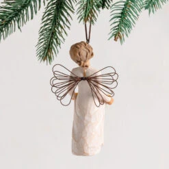 Willow Tree Sunshine Angel Ornament, 4" H -Home Decoration Sale Willow Tree Angel Sunflowers Ornament 28095 03