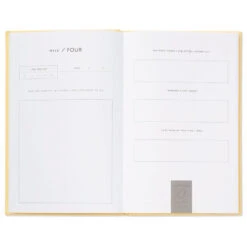 Hallmark While I Was Waiting Prompted Pregnancy Journal -Home Decoration Sale Yellow Prompted Pregnancy Journal 1BBA4141 05