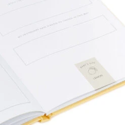 Hallmark While I Was Waiting Prompted Pregnancy Journal -Home Decoration Sale Yellow Prompted Pregnancy Journal 1BBA4141 11