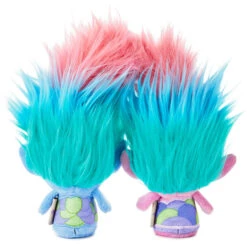 Hallmark Itty Bittys® DreamWorks Animation Trolls World Tour Satin And Chenille Plush, Set Of 2 -Home Decoration Sale itty bittys Trolls World Tour Satin Chenille Stuffed Animals Set 1KDD1982 03