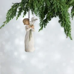Willow Tree® Beautiful Wishes Ornament -Home Decoration Sale willow tree beautiful wishes ornament root 27470 1470 3